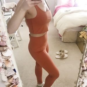 Sandstone Orange Legging + Top
